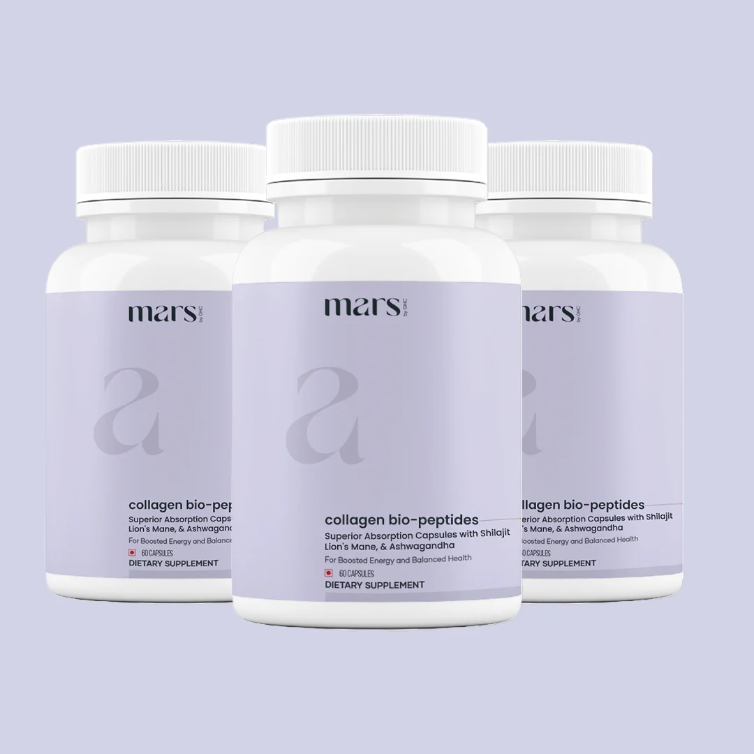Mars Collagen Bio-Peptide Capsules with Collagen Peptides, Biotin & Vitamin C | Skin, Hair, Nails & Joint Support | 60 Capsules - Image 9