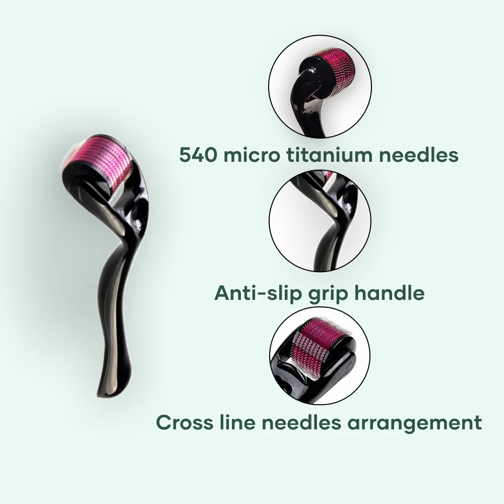 Derma Roller for beard (0.5 mm) | Derma Roller for beard growth | Beard Roller - Image 2