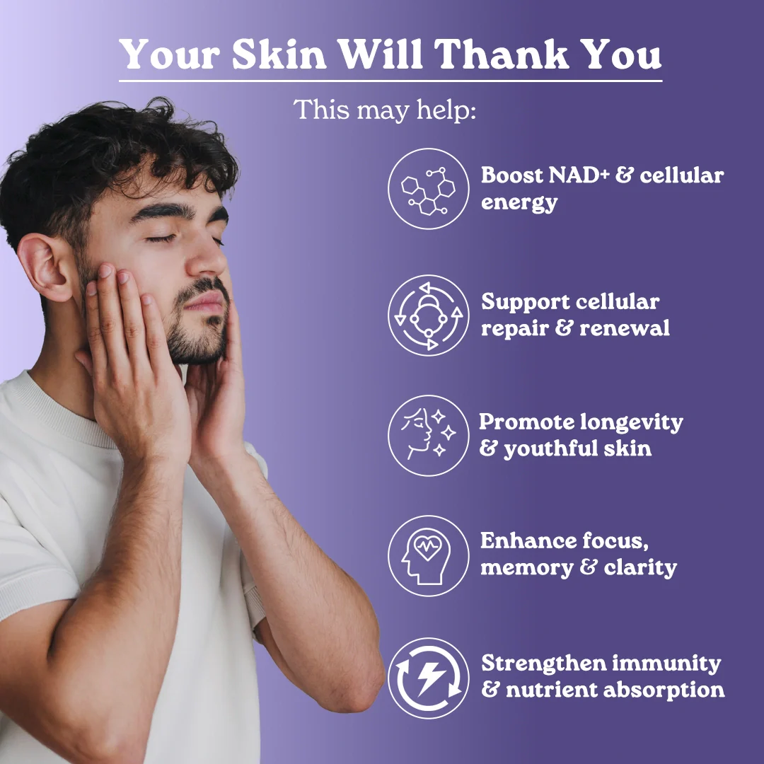 Mars BetaNMN Peptides 1000mg | NAD+ Booster with TMG, Quercetin & Resveratrol for Cellular Energy, Anti-Aging & Longevity - Image 6