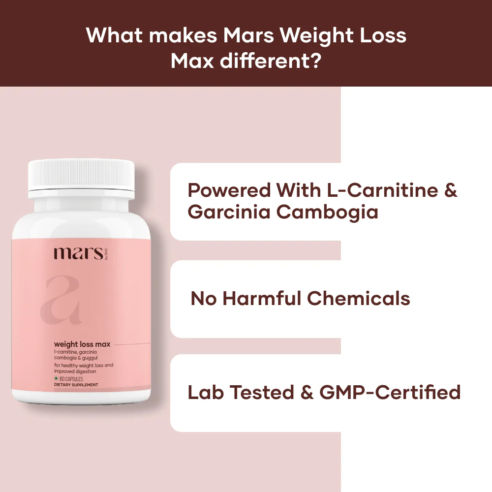 Mars FitMax Capsules: Powered with L-Carnitine, Garcinia Cambogia & Guggul - Image 5