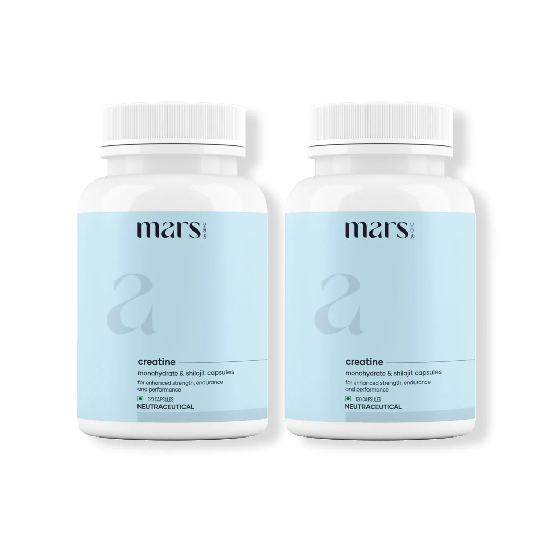 Mars Micronized Creatine Monohydrate Caps: Powered with Shilajit (120 N) - Image 12