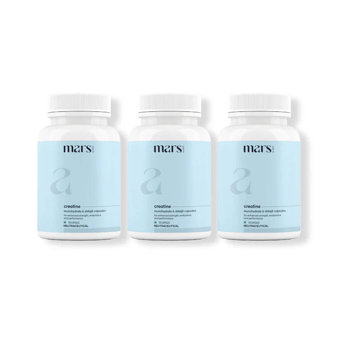 Mars Micronized Creatine Monohydrate Caps: Powered with Shilajit (120 N) - Image 13