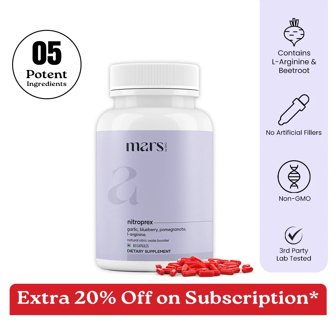 Mars NitroPrex: A Natural Nitric Oxide Booster with Improved Blood Flow, Size & Bedroom Performance