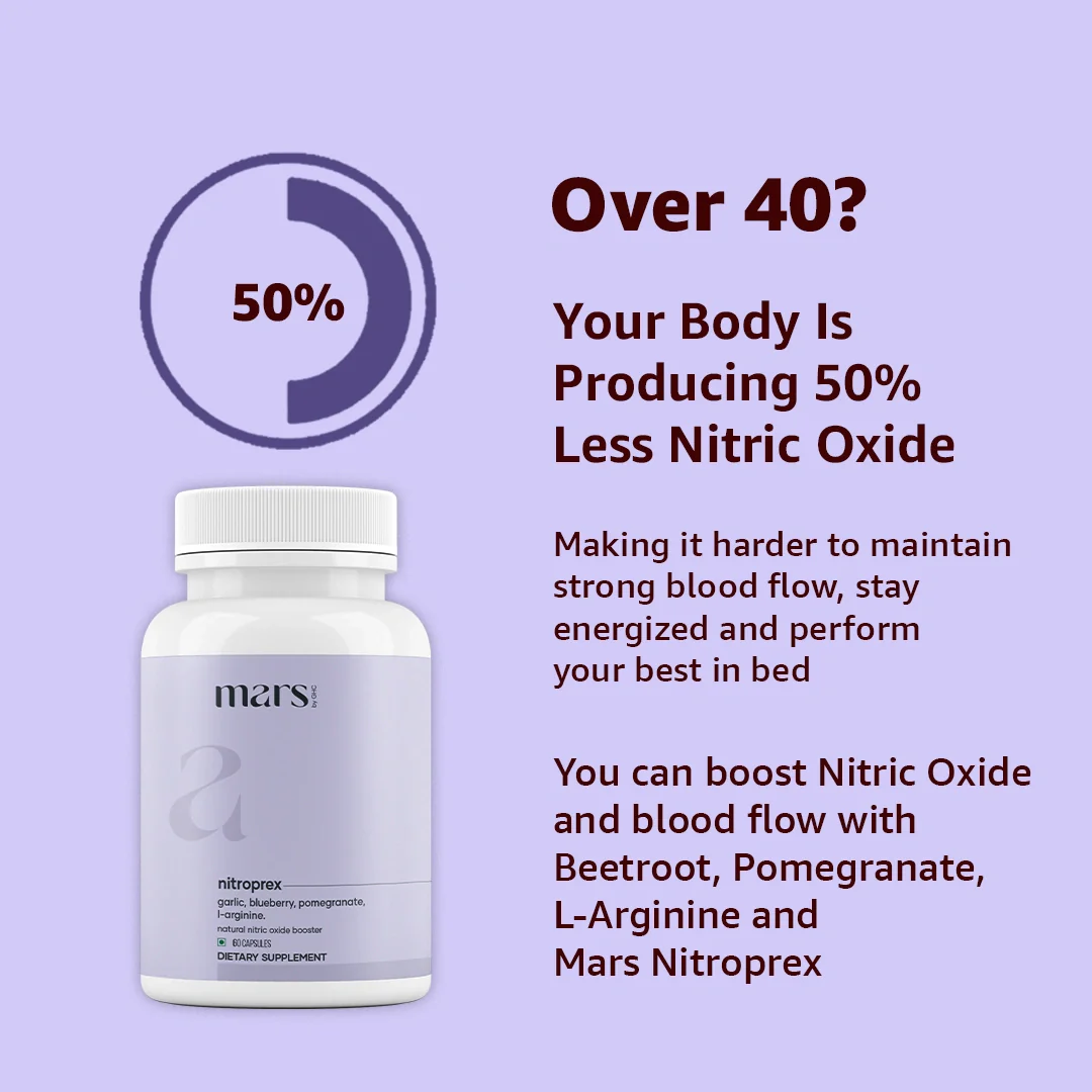 Mars NitroPrex: A Natural Nitric Oxide Booster with Improved Blood Flow, Size & Bedroom Performance - Image 5