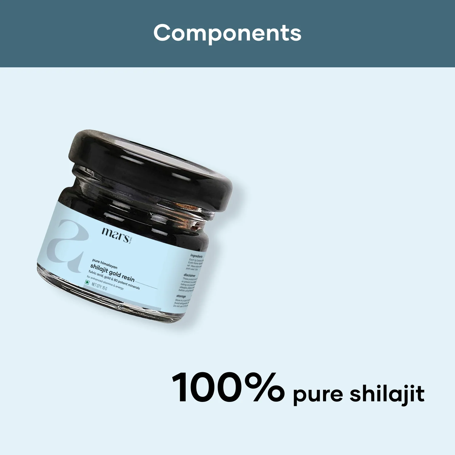 Mars Pure Himalayan Shilajit Gold Resin - Image 2
