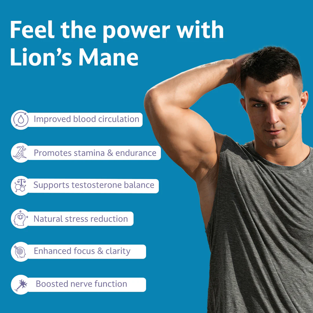 Mars Pure Lion’s Mane Caps - Unlock Monster Energy, Brain Power & All-Night Endurance - Image 2