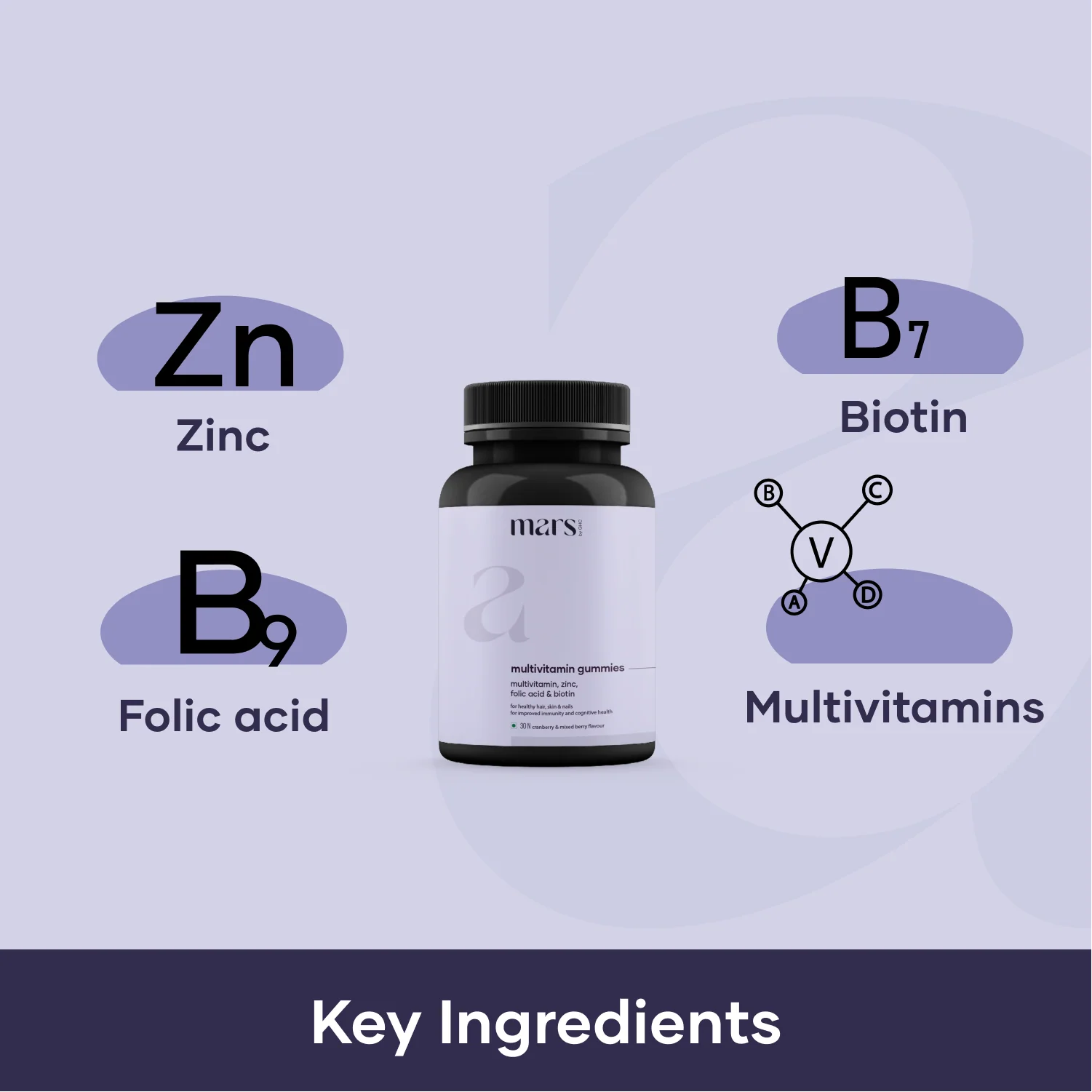 Multivitamin Gummies for Men (30N) | Best Biotin & Multivitamins Tablets - Image 2