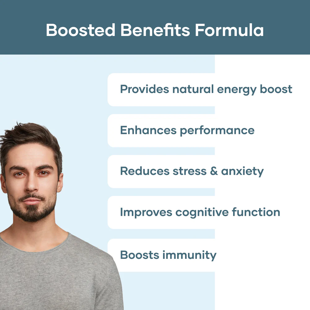 Performance Plus Combo: Pure Himalayan Shilajit Resin, Natural Ashwagandha Caps & Natural Sea Moss Caps - Image 2